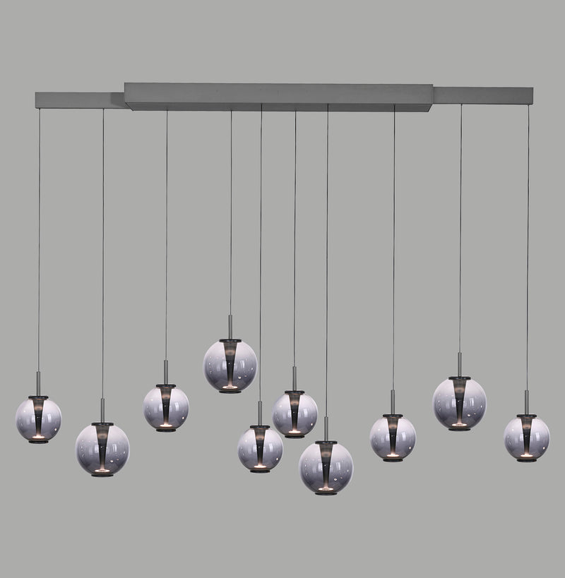 Lustra Paul Neuhaus PURE E-INFINITY 10xLED Gri