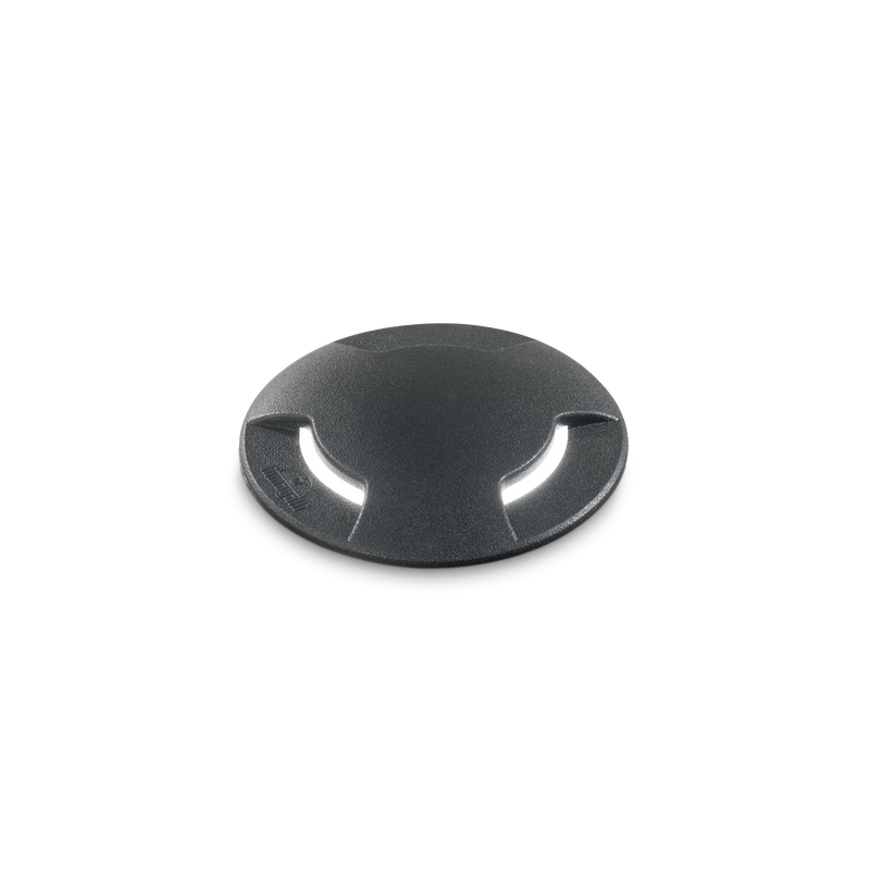 Lampadar Ideal Lux Way, Negru, 1xGX53, Ø12 cm