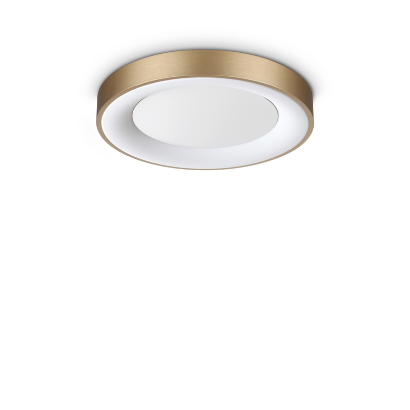 Plafonieră Ideal Lux Planet, Alamă, LED, Ø40 cm
