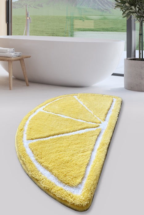 Covoras de baie Asi Home Limon - Yellow Acrilic 60X100X cm