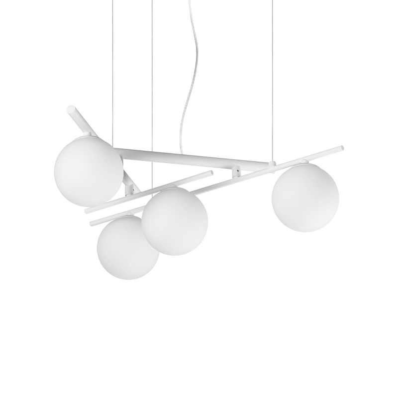 Lustră Ideal Lux Atlas, Alb, 4xG9