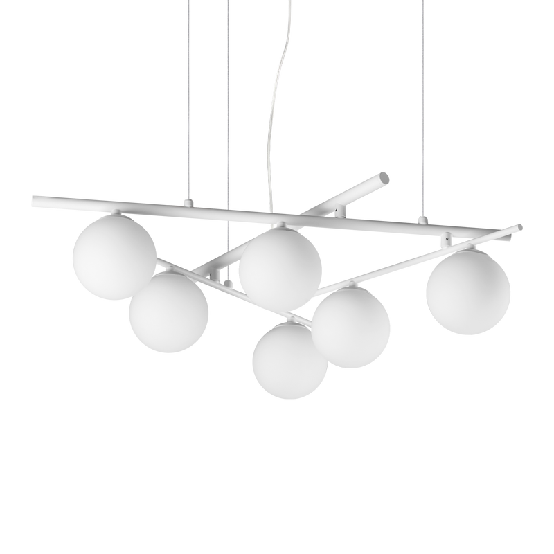 Lustră Ideal Lux Atlas, Alb, 6xG9