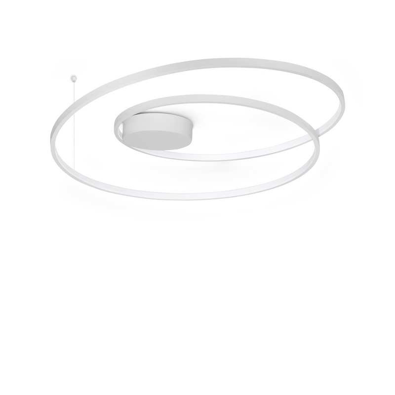 Plafonieră Ideal Lux Oz, Alb, LED, Ø80 cm