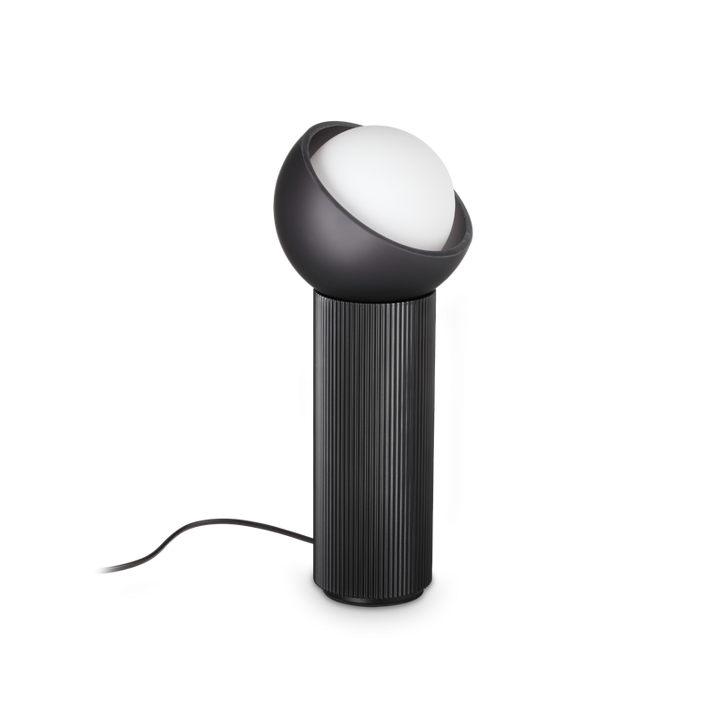 Veioză Ideal Lux Bloom, Negru, 1xG9, H27 cm