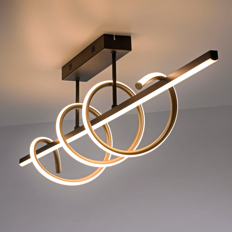 Plafoniera Paul Neuhaus EMANDA LED Negru