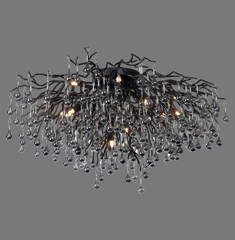 Plafoniera Paul Neuhaus ICICLE 14xG9 Negru