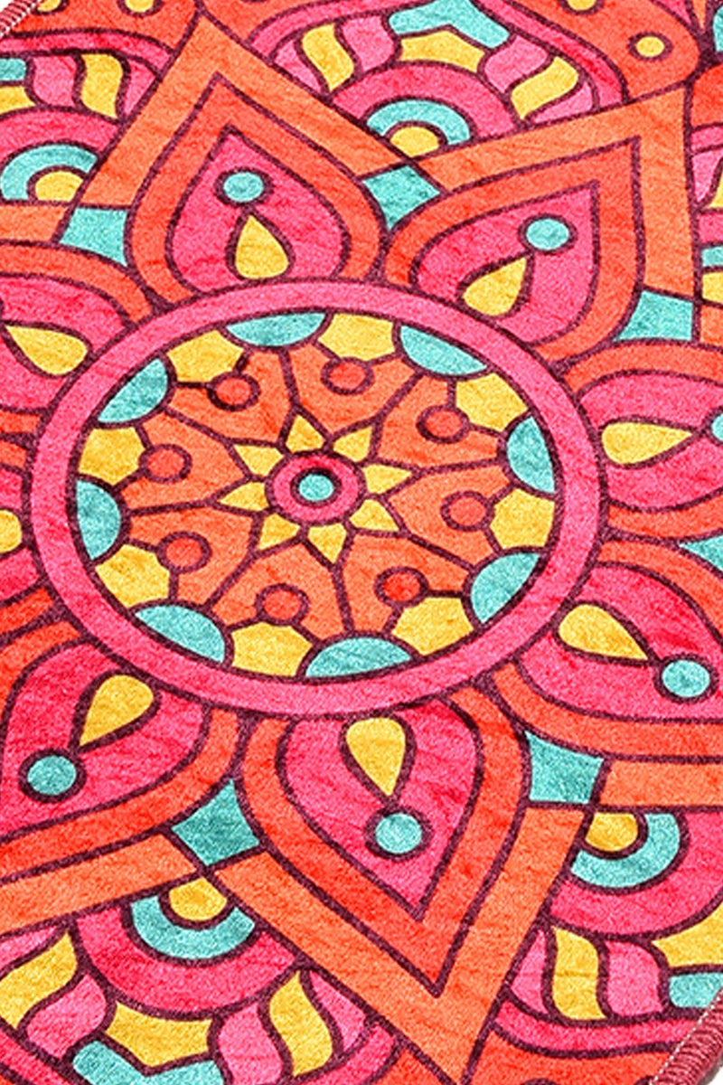 Covoras de baie Asi Home Mandal - Multicolor (40 x 60) Poliester 40X60 cm