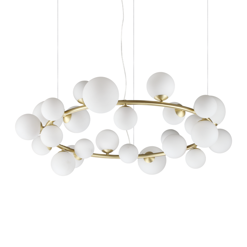 Lustră Ideal Lux Perlage, Alb, 25xG9