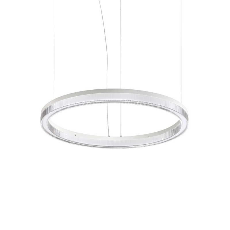 Lustră Ideal Lux Crown, Alb, LED, Ø60 cm