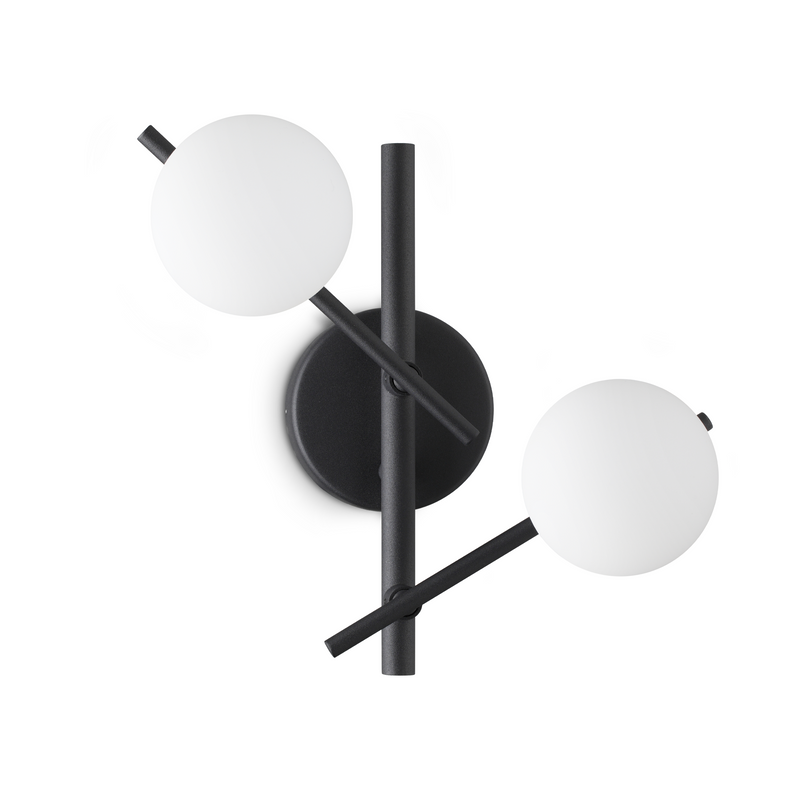 Aplică Ideal Lux Atlas, Negru, 2xG9