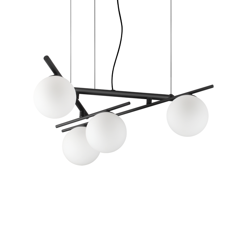 Lustră Ideal Lux Atlas, Negru, 4xG9