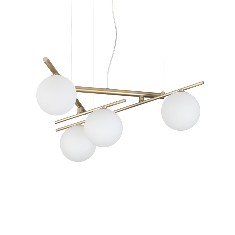 Lustră Ideal Lux Atlas, Auriu, 4xG9