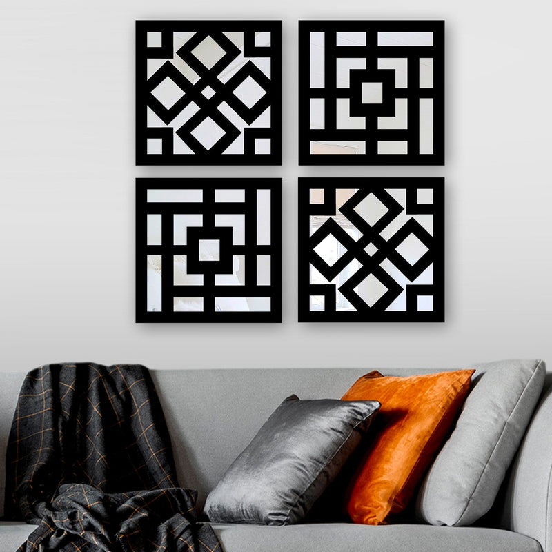 Decorațiune Perete Asi Home Syh623284596, Argintiu, 20x20 cm