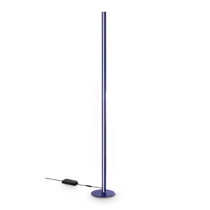 Lampadar Ideal Lux Dorica, Albastru, LED