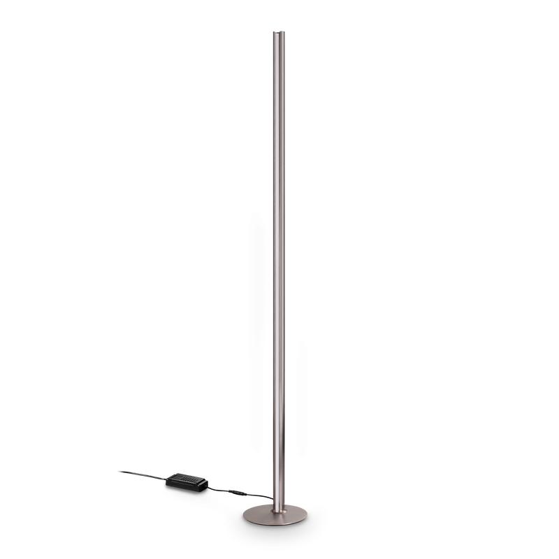 Lampadar Ideal Lux Dorica, Gri, LED