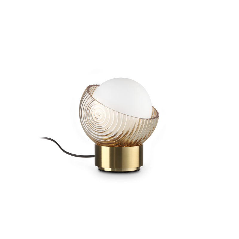 Veioză Ideal Lux Bloom, Alamă, 1xG9, H12.7 cm