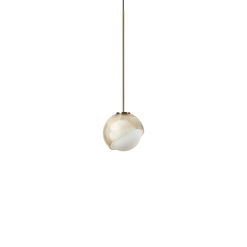 Lustră Ideal Lux Bloom, Alamă, 1xG9