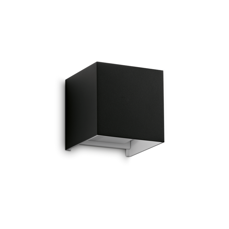 Aplică Ideal Lux Atom, Negru, LED, Ø10 cm