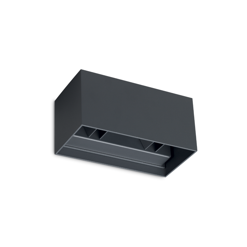 Aplică Ideal Lux Atom, Antracit, LED, Ø20 cm