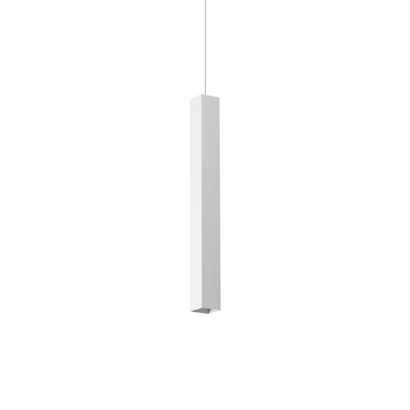 Lustră Ideal Lux Look, Alb, 1xGU10, Ø4 cm, H66 cm