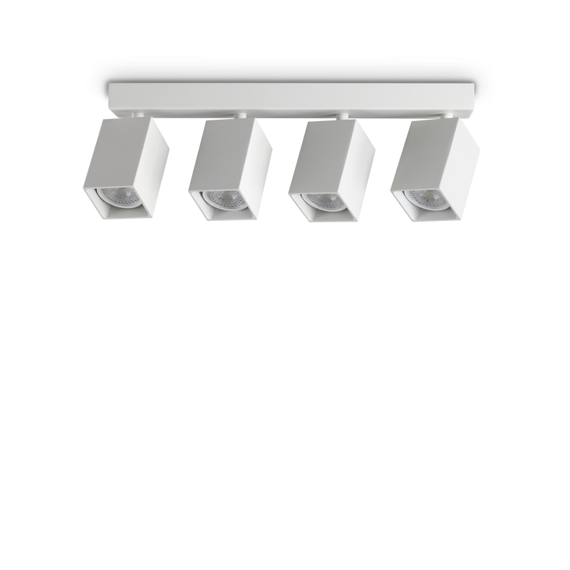Plafonieră Ideal Lux Dynamite, Alb, 4xGU10, Ø38.5 cm