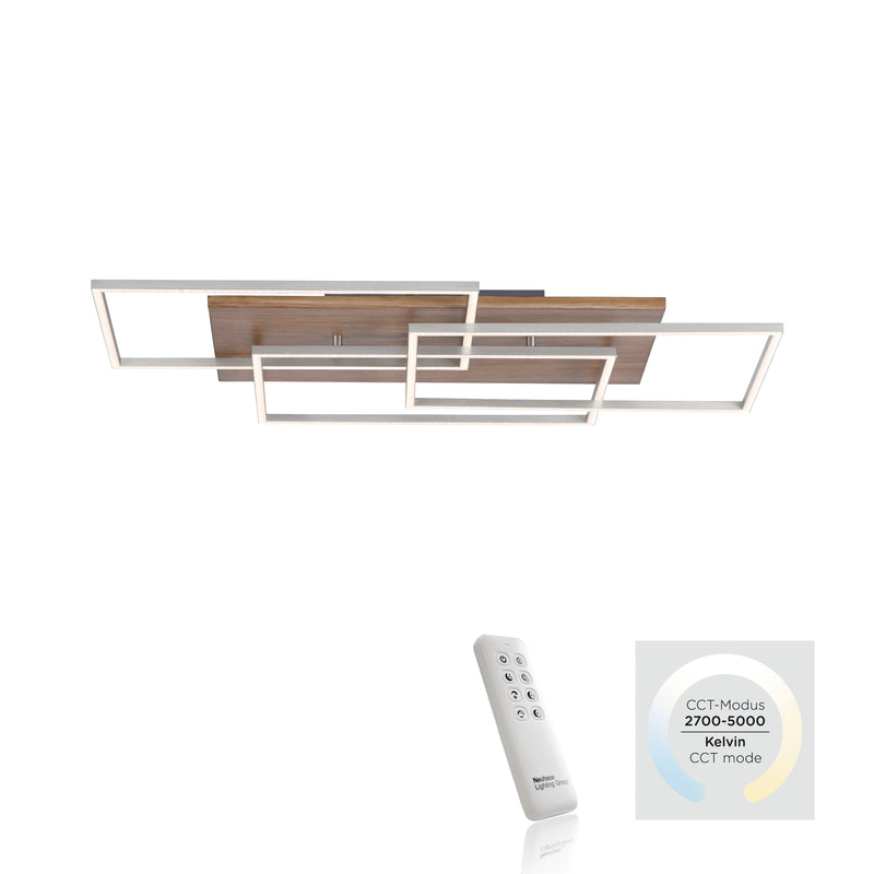 Plafoniera Paul Neuhaus PALMA 3xLED Lemn