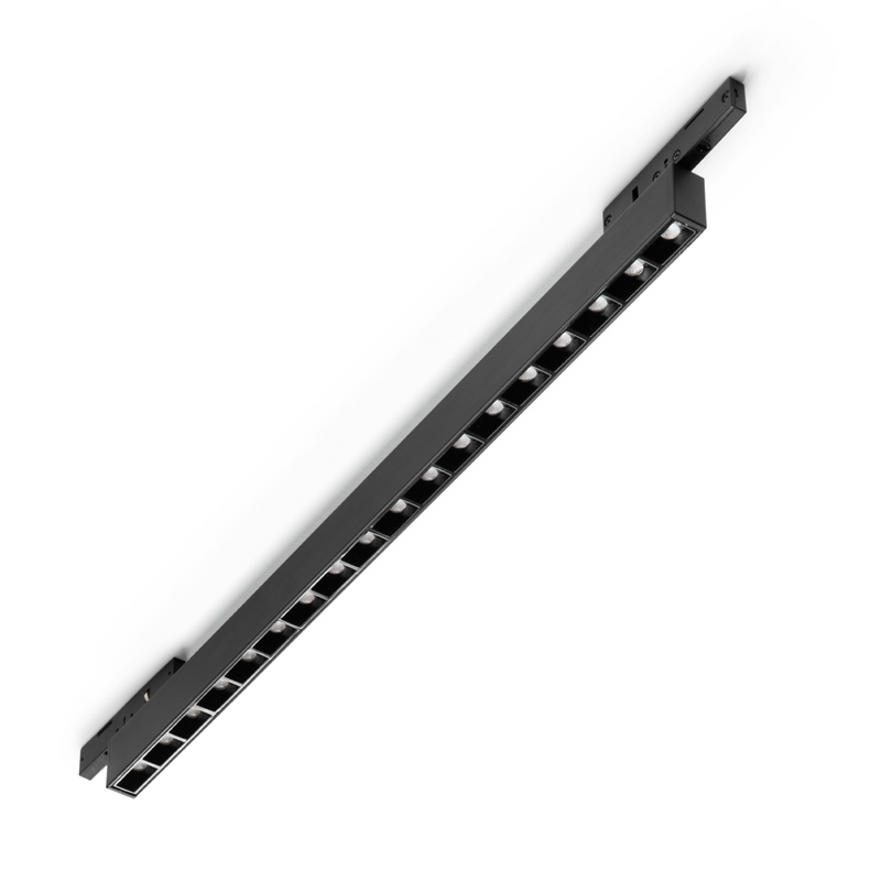Profil LED Ideal Lux Deva, Negru, LED, Ø33.5 cm