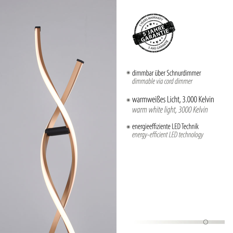 Lampadar Paul Neuhaus POLINA LED Auriu