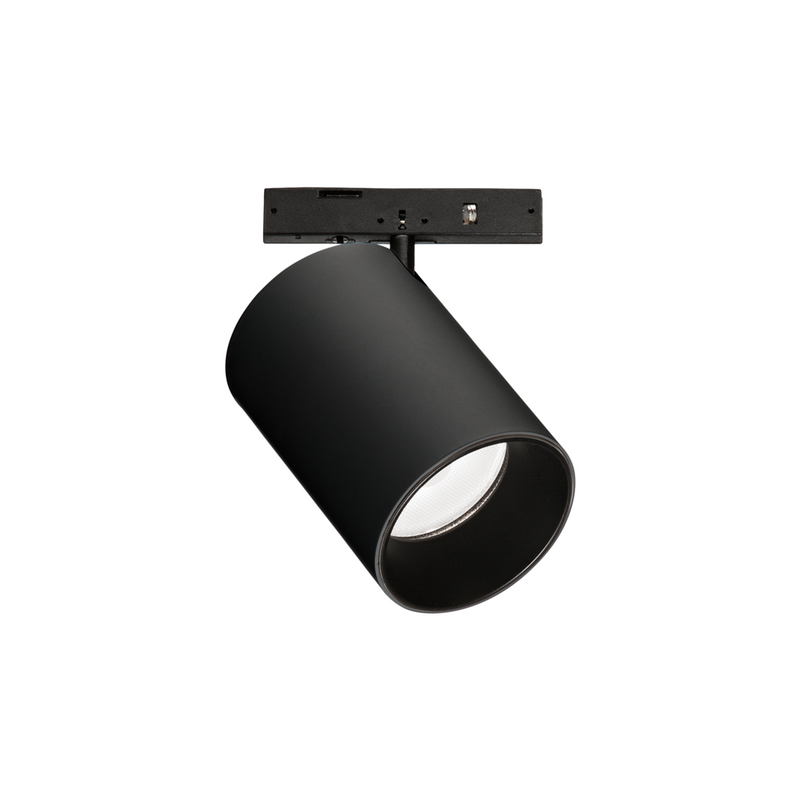 Profil LED Ideal Lux Deva, Negru, LED, Ø5.7 cm, 8W