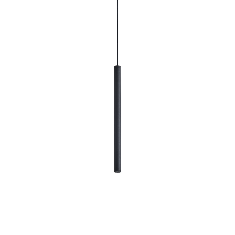 Lustră Ideal Lux Look, Negru, LED, Ø8 cm, 3.5W, H50 cm