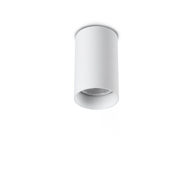Plafonieră Ideal Lux Look, Alb, 1xGU10, Ø6 cm, H10 cm