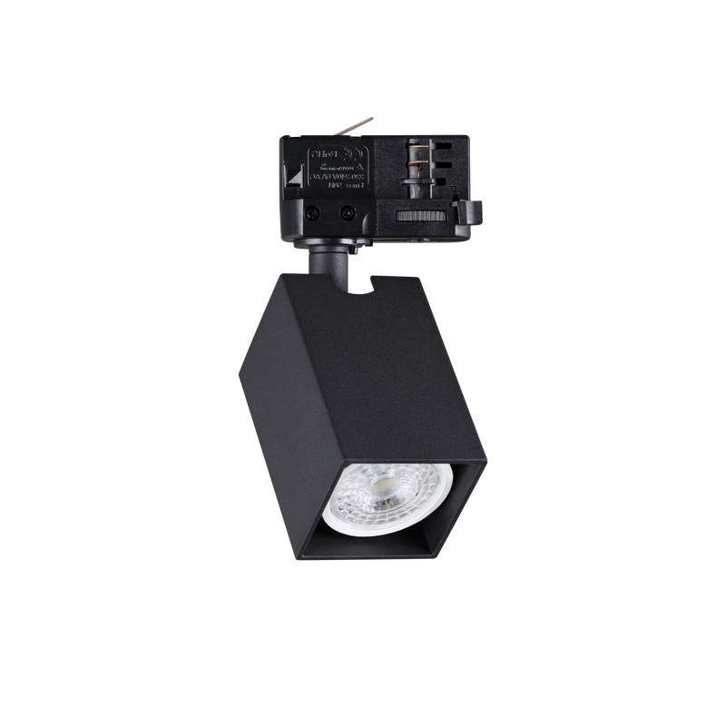 Proiector pe Șină Ideal Lux Dynamite, Negru, 1xGU10, Ø8 cm