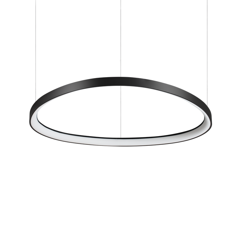 Lustră Ideal Lux Gemini, Negru, LED, Ø81 cm, 56W