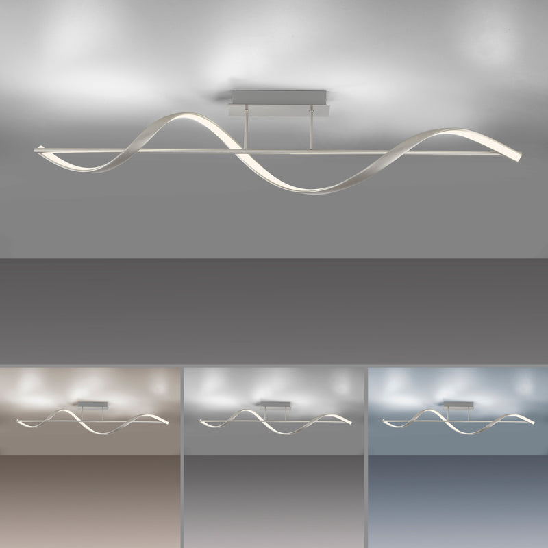 Plafoniera Paul Neuhaus Q-SWING LED Argintiu