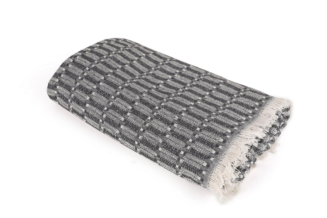 Pled Asi Home Vizyon - Anthracite 70% Bumbac | 30% Poliester 170X210 cm