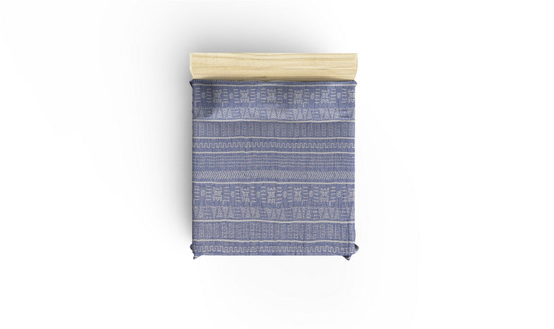 Pled Asi Home Etno - Blue Bumbac 130X170 cm