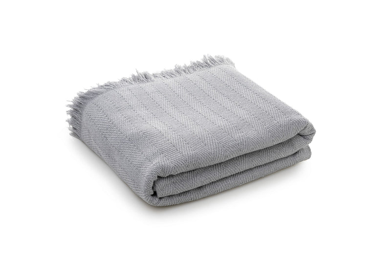 Pled Asi Home Merlin - Light Grey Bumbac 180X210 cm