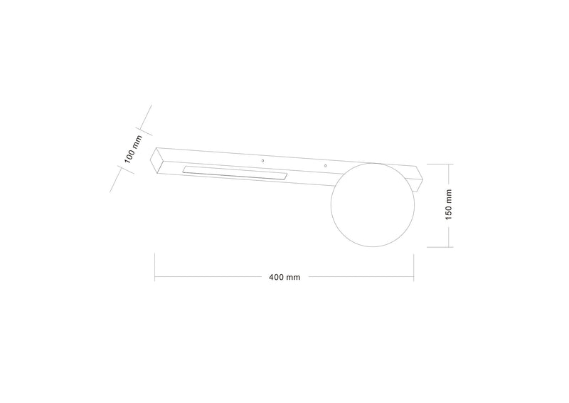 Aplica Zuma Line LUND 2xG9/LED Negru