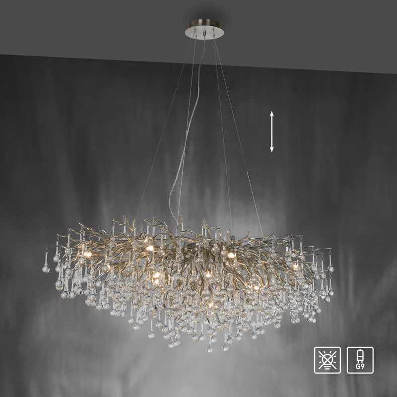 Lustra Paul Neuhaus ICICLE 15xG9 Otel