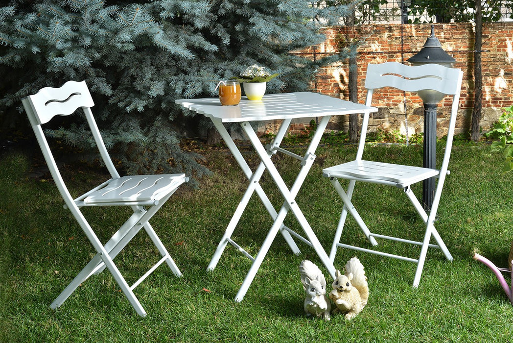 Set masă și scaune de grădină, 3 Piese Asi Home Bistro Set 1