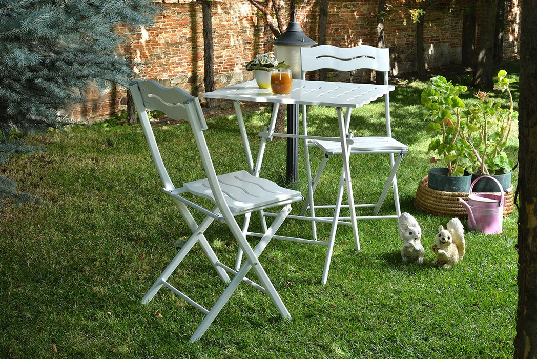 Set masă și scaune de grădină, 3 Piese Asi Home Bistro Set 1