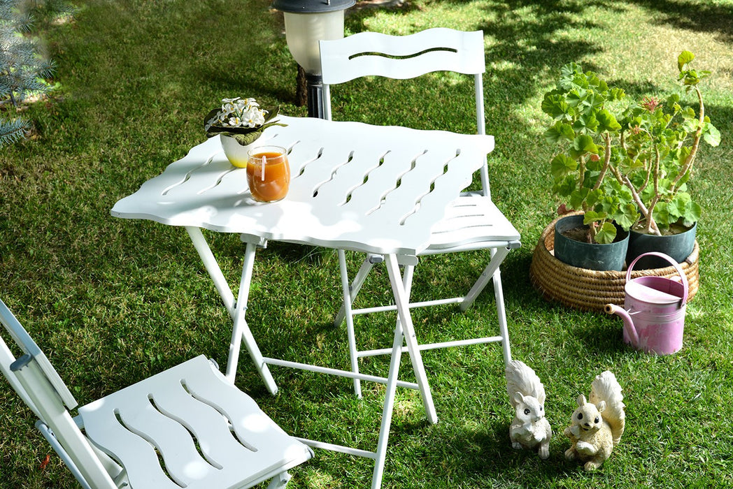 Set masă și scaune de grădină, 3 Piese Asi Home Bistro Set 1