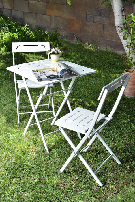 Set masă și scaune de grădină, 3 Piese Asi Home Bistro Set 2