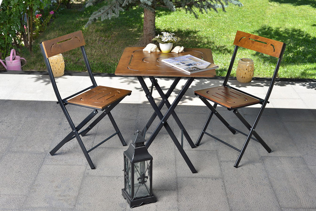 Set masă și scaune de grădină, 3 Piese Asi Home Bistro Set 3