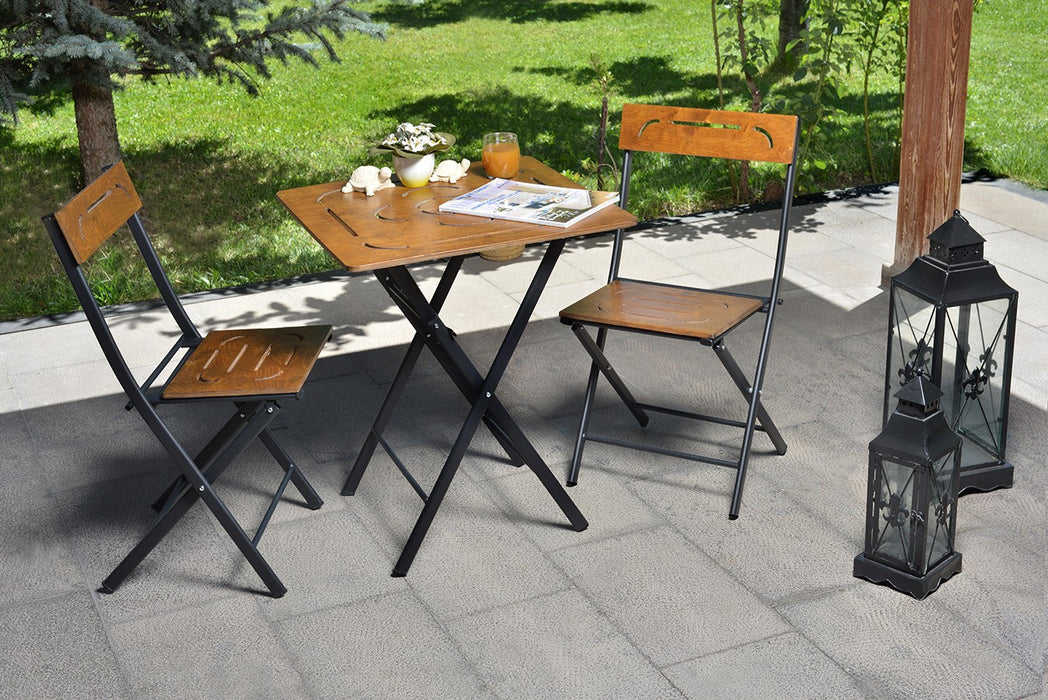 Set masă și scaune de grădină, 3 Piese Asi Home Bistro Set 3