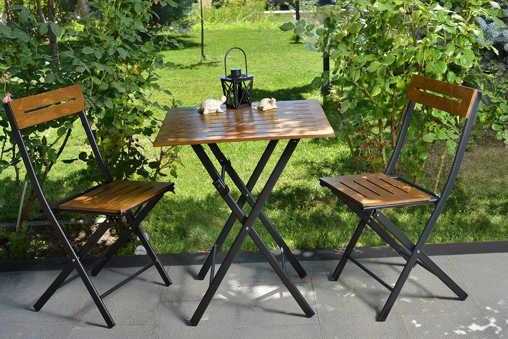 Set masă și scaune de grădină, 3 Piese Asi Home Bistro Set 4