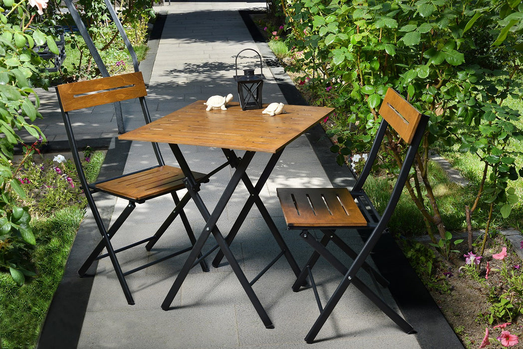 Set masă și scaune de grădină, 3 Piese Asi Home Bistro Set 4