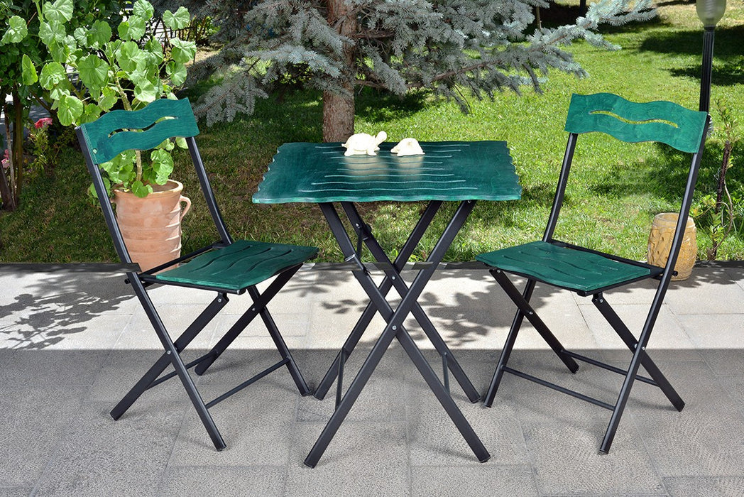 Set masă și scaune de grădină, 3 Piese Asi Home Bistro Set 6