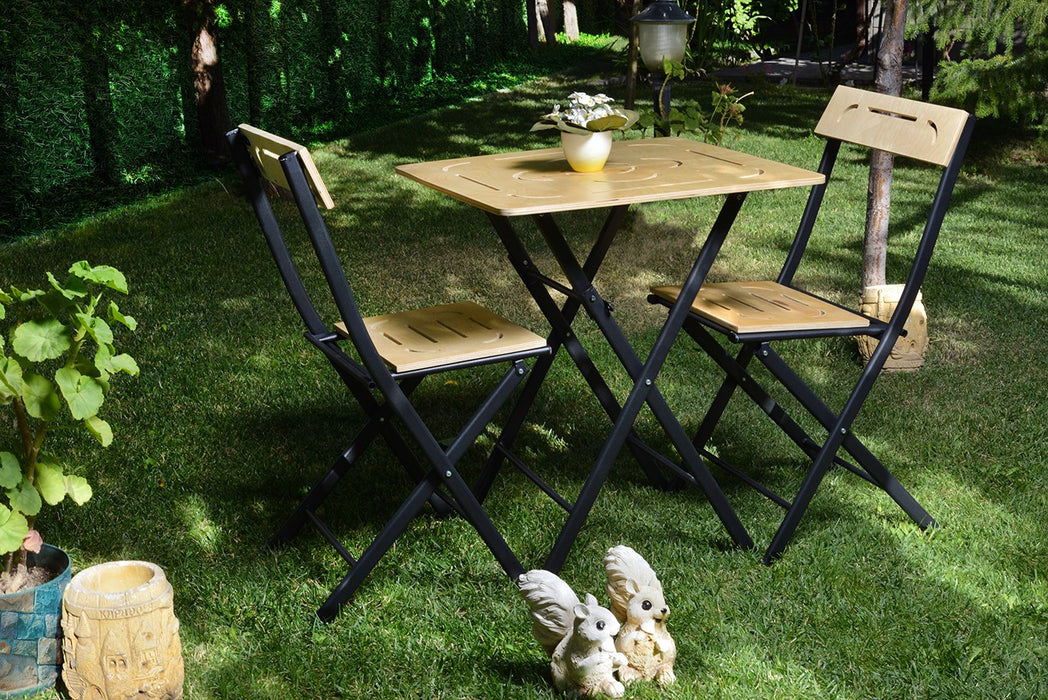 Set masă și scaune de grădină, 3 Piese Asi Home Bistro Set 8