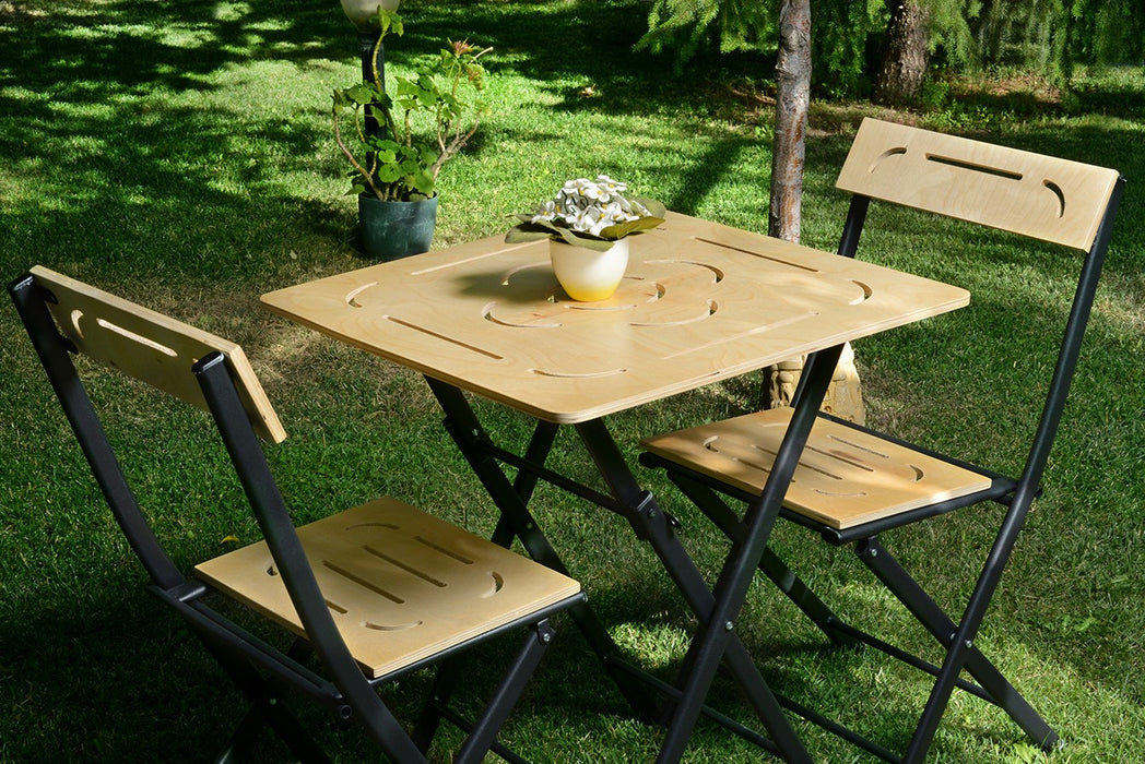 Set masă și scaune de grădină, 3 Piese Asi Home Bistro Set 8